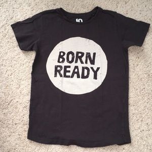 Cotton-On Kids 100% Soft Cotton Tee “Born Ready” Print